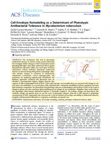 Cell-Envelope Remodeling as a Determinant of ... - ACS Publications