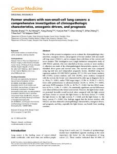 cell lung cancers - Wiley Online Library