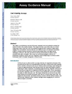 Cell Viability Assays