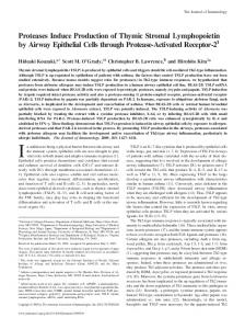 Cells through Protease-Activated Receptor-2 Stromal Lymphopoietin ...