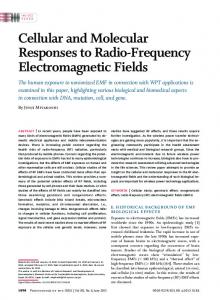 Cellular and Molecular Responses to Radio-Frequency ... - IEEE Xplore