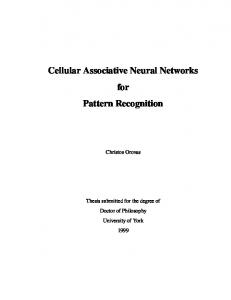 Cellular Associative Neural Networks for Pattern ... - CiteSeerX