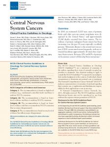 Central Nervous System Cancers - BrainLife.org