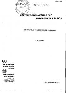 CENTRIFUGAL FORCE IN ERNST SPACETIME