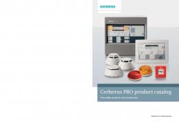 Cerberus PRO product catalog - Siemens