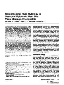 Cerebrospinal fluid cytology in seasonal ... - Wiley Online Library