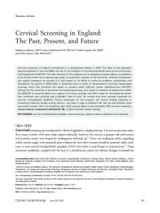 Cervical screening in England - Wiley Online Library