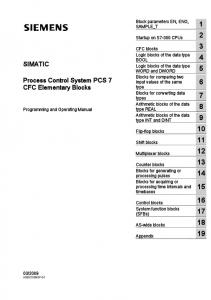 CFC Elementary Blocks - Siemens