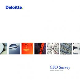 CFO Survey - Deloitte