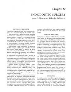 Ch12: ENDODONTIC SURGERY - Home - KSU Faculty Member ...