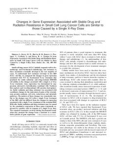 Changes in Gene Expression Associated with Stable Drug ... - BioOne