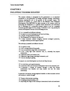 Chap3 Philippine Tourism Industry