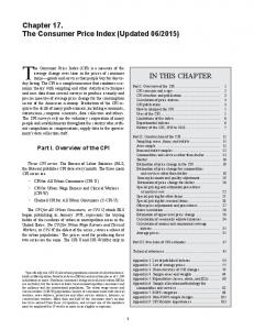 CHAPTER 17: THE CONSUMER PRICE INDEX