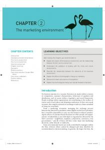 Chapter 2: The Marketing Environment