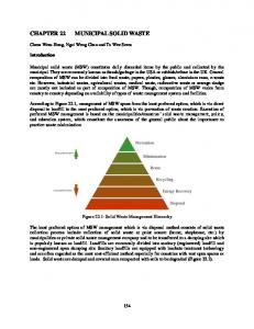 chapter 22 municipal solid waste