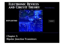 Chapter 3: Bipolar Junction Transistors - web page for staff