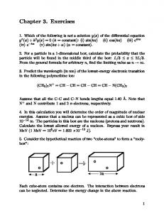 Chapter 3. Exercises