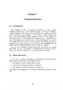 Chapter 3 Fundamental Laws - Washington