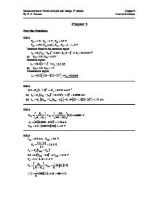 Chapter 3 - New Exercise Solutions