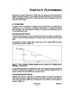 CHAPTER 4: PERFORMANCE - GliderBooks.com