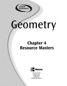 Chapter 4 Resource Masters - OpenStudy