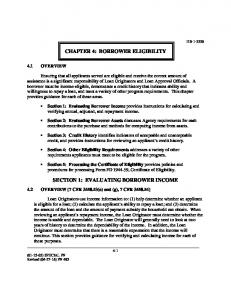 chapter 4 - USDA Rural Development