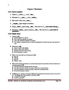 Chapter 4 Worksheet