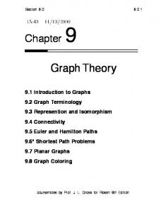 Chapter 9 - Graph Theory