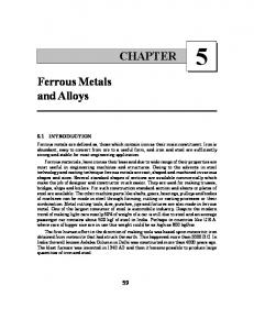 CHAPTER Ferrous Metals and Alloys