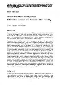 CHAPTER SIX Human Resources Management ... - TamPub