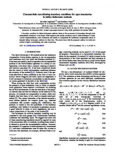 Characteristic nonreflecting boundary conditions ... - Semantic Scholar