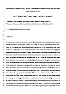 CHARACTERIZATION OF FLUVIAL ISLANDS ALONG