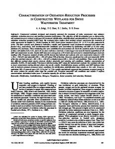 characterization of oxidation-reduction processes in ... - PubAg - USDA