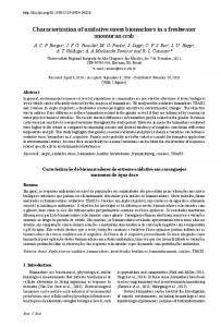 Characterization of oxidative stress biomarkers in