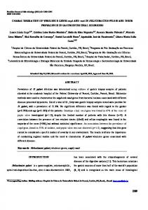 CHARACTERIZATION OF VIRULENCE GENES