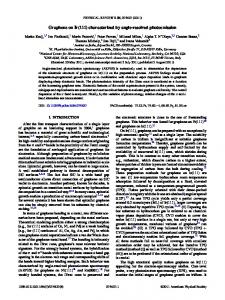 characterized by angle-resolved photoemission - Physical Review ...