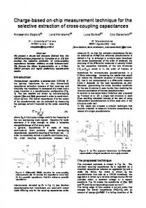 Charge-based on-chip measurement technique for ... - Semantic Scholar