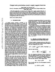 Charged scalar perturbations around a regular magnetic black hole