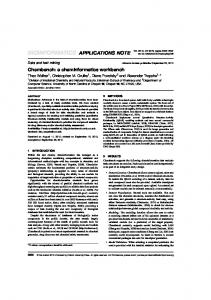 Chembench: a cheminformatics workbench