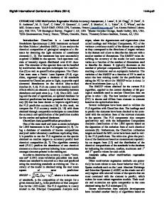 Chemcam Libs Multivariate Regression Models Accuracy Assessment