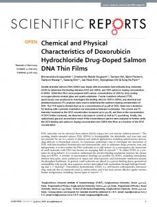 Chemical and Physical Characteristics of