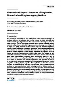 Chemical and Physical Properties of Polyimides - InTechOpen