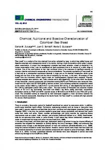 Chemical, Nutritional and Bioactive Characterization of ... - aidic