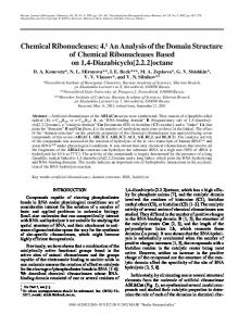 Chemical Ribonucleases - Springer Link