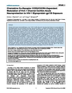 Chemokine Co-Receptor CCR5/CXCR4 ... - Semantic Scholar