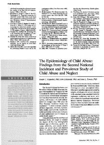 Child Abuse and Neglect - NCBI