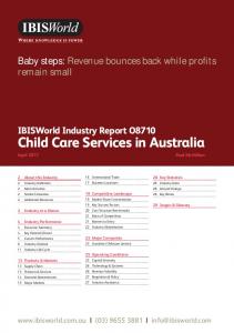 Child Care Services in Australia - G8 Education