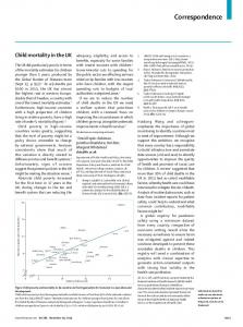 Child mortality in the UK - The Lancet