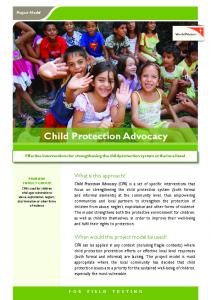 Child Protection and Advocacy (CPA)