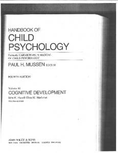 child psychology - Psychology Department Labs